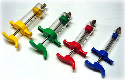 jeringas plexiglass color - vetpro instruments